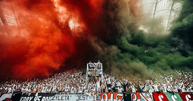 arka legia final tifo