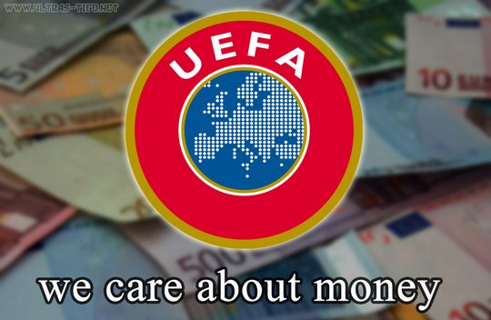 uefa we care about money