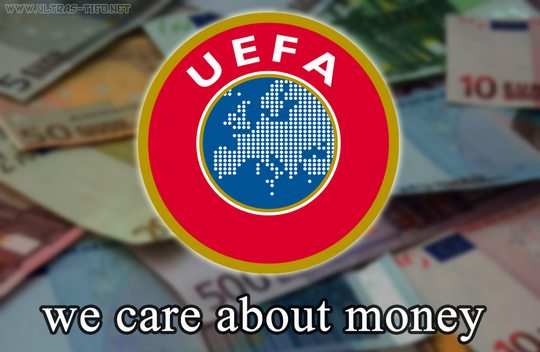 uefa we care about money