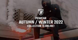 PGwear Autumn/Winter 2022 collection now available in Ultras-Tifo shop 