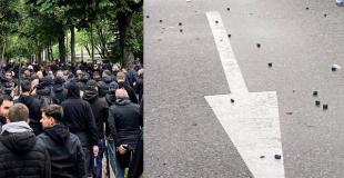 Swiss police fire rubber bullets at Fiorentina fans in Basel