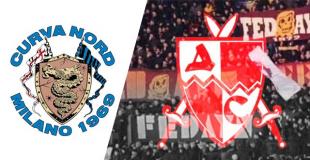Curva Nord Milano - Statement about Fedayn Roma & Delije