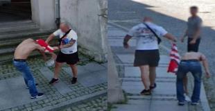 Meanwhile in Poland: Google Street View catch hooligans in action