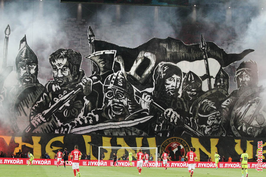 ULTRAS-TIFO.net - Good night from Spartak Moscow!