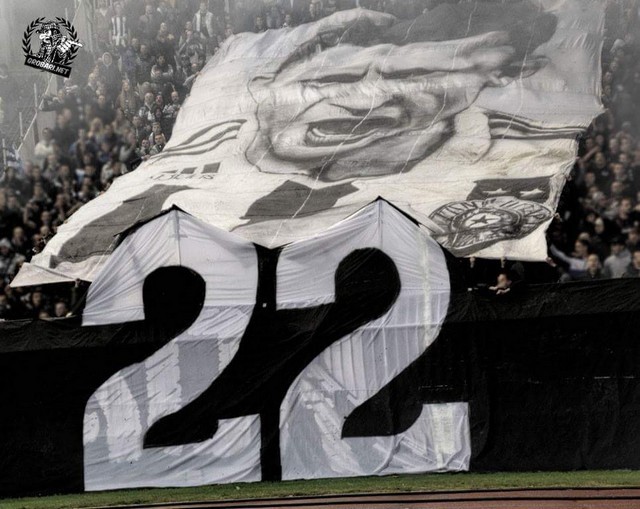 PAOK PARTIZAN FAMILY - Partizan 🇷🇸 fans at the match against Maccabi Tel  Aviv! ⚫️⚪️⚫️👏👏 #partizan #fans