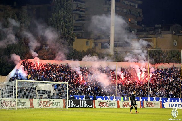 KF Tirana - Partizani Tirana 01.12.2016