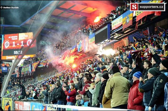 Ultras World in Prague - Sparta vs Slavia (20.03.2016) 