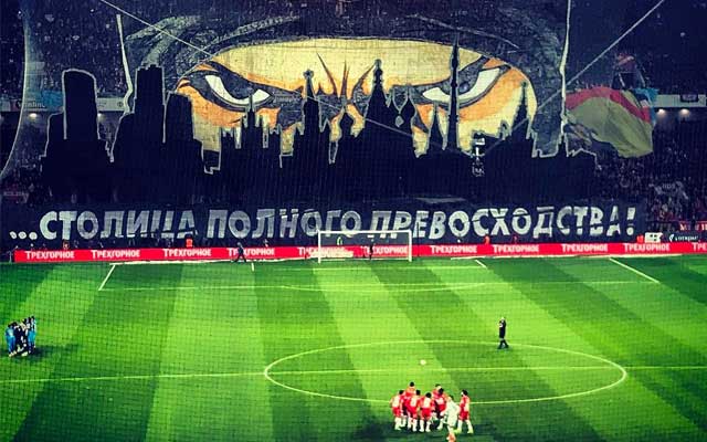 ULTRAS-TIFO.net - Good night from Spartak Moscow!