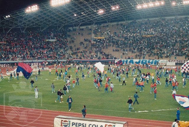 Articulando o jogo: Estrela Vermelha x Hajduk Split (19/05/1990