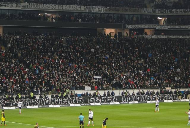 eintracht fans protest