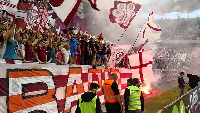 Ultras World - CSA Steaua vs Rapid Bucharest 14.04.18 4th Divsion Romania