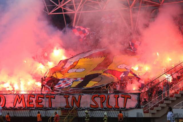 Hajduk Split Ultras (Torcida Split) - Best Moments 