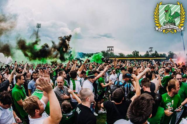 olimpija ljubljana celebration 1