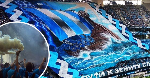 huge zenit tifo