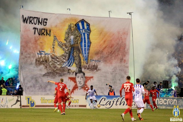 𝐂𝐚𝐬𝐮𝐚𝐥 𝐔𝐥𝐭𝐫𝐚 𝐎𝐟𝐟𝐢𝐜𝐢𝐚𝐥 on X: 03/12/2023 Albania🇦🇱 KF  Tirana - FK Partizani. Tirona Fanatics pyro in the derby   / X