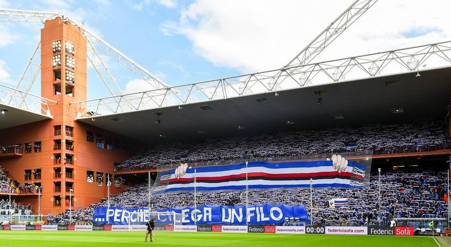 UC Sampdoria vs Genoa FC editorial stock image. Image of fans - 191404714