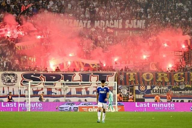 Massive Torcida Split tifo for the Eternal Derby - Hajduk vs Dinamo Zagreb  : r/soccer