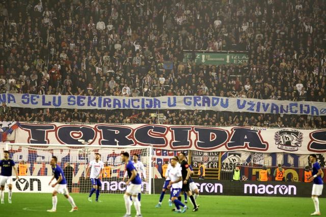 Ultras-Tifo on X: Dinamo Zagreb vs Hajduk Split today #dinamozagreb # hajduksplit #TorcidaSplit #ultrastifo  / X