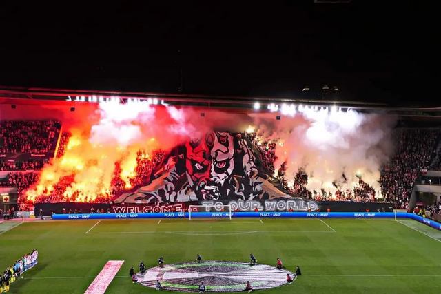 Ultras World - Gandalf tifo from Slavia 🔥 Slavia Prague vs Ceske  Budejovice 25.11.23 🇨🇿