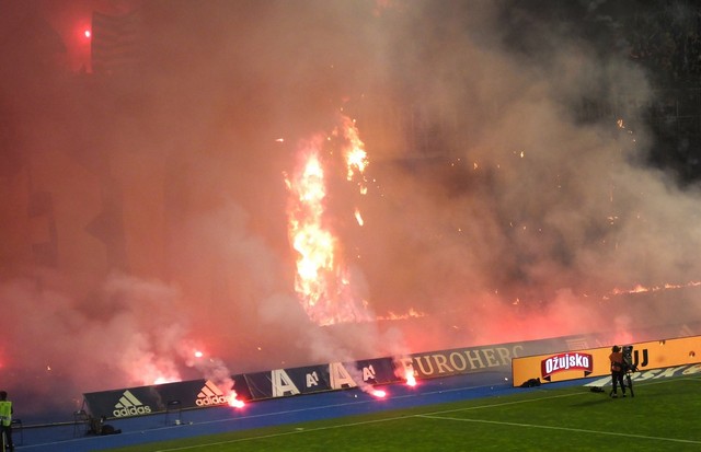 Hajduk Split x Dinamo Zagreb Torcida Split hoje no clássico croata