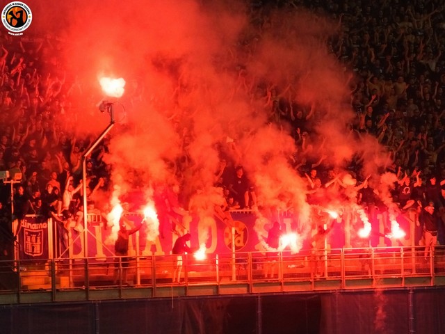 Hajduk Split v Dinamo Zagreb: Flares, fires, faith & football at