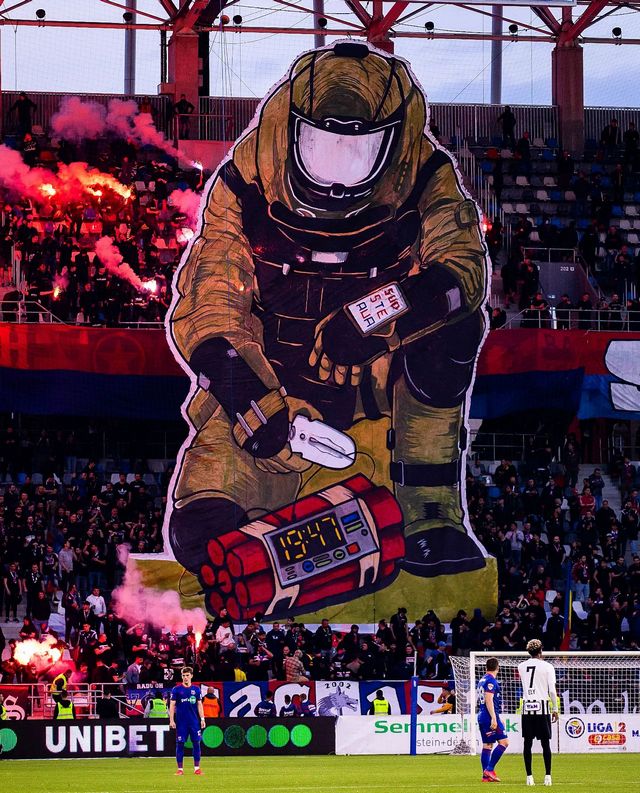 Poza oficială UEFA - Ultras Style Steaua Bucuresti