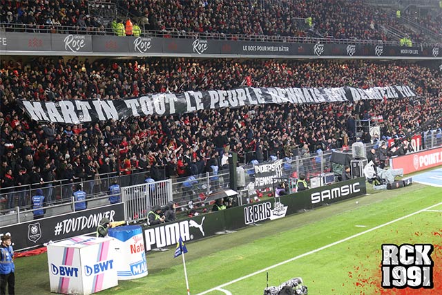 stade rennais psg ultras