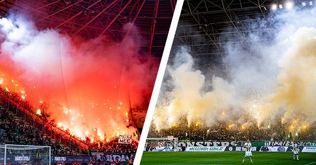 Standard Liege v Anderlecht abandoned because of flares & smoke