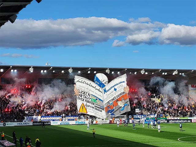 Ultras Kick Off Swedens New Season With Stunning Tifo Displays