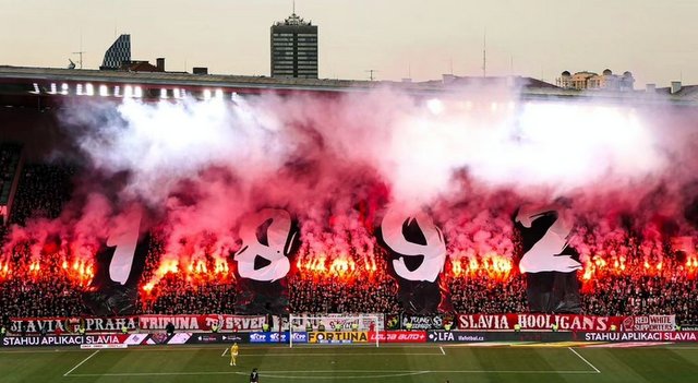 Ultras World - Gandalf tifo from Slavia 🔥 Slavia Prague vs Ceske  Budejovice 25.11.23 🇨🇿