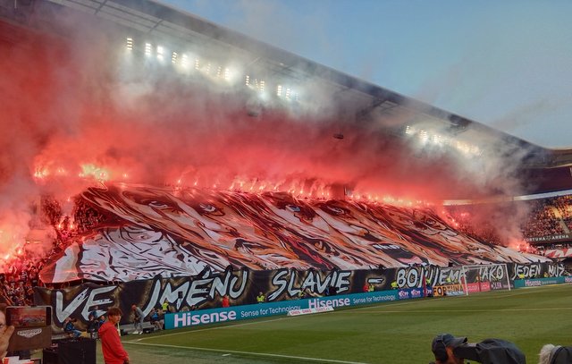 Slavia Prague vs AS Roma 09.11.2023. 🔥 Europa League 🏆 #slaviapraha # slavia #praha #prague #ultras #ultraslife #ultrastyle #ultrasworld…