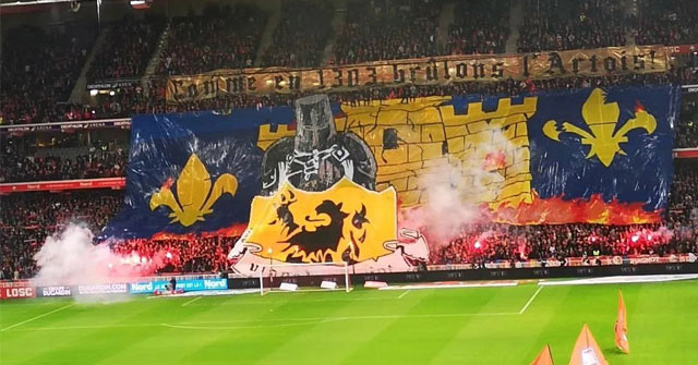 lille ultras tifo