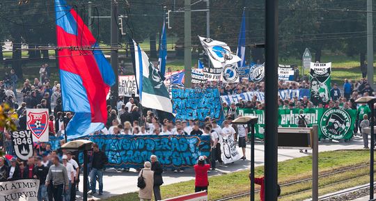 berlin ultras protest 2010