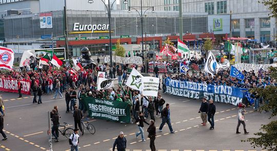 berlin ultras protest 2010