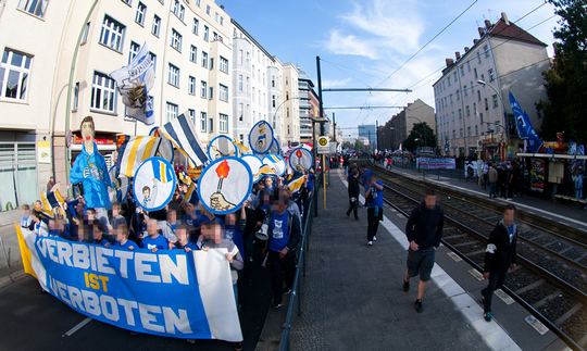 berlin ultras protest 2010
