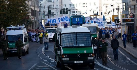 berlin ultras protest 2010