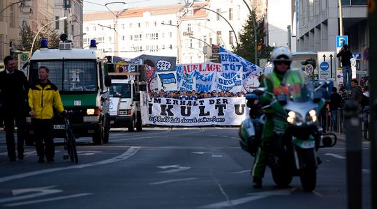 berlin ultras protest 2010