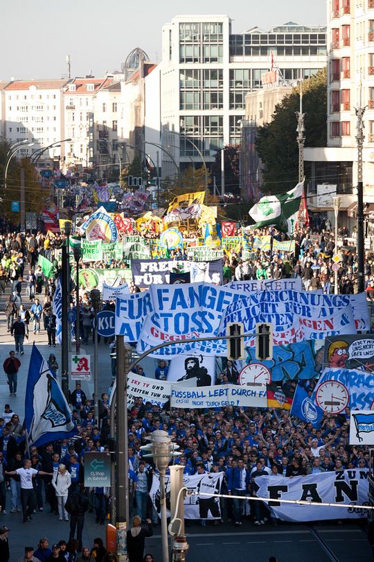 berlin ultras protest 2010