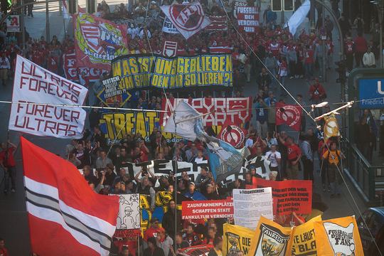 berlin ultras protest 2010