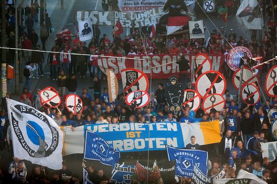 berlin ultras protest 2010