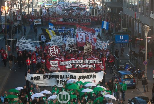 berlin ultras protest 2010