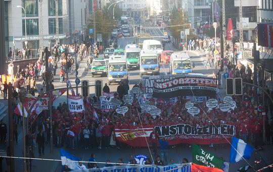 berlin ultras protest 2010