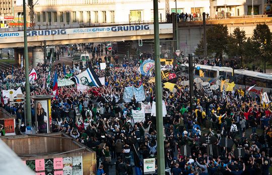 berlin ultras protest 2010