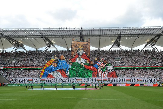 Αποτέλεσμα εικόνας για legia warsaw lech poznan choreo